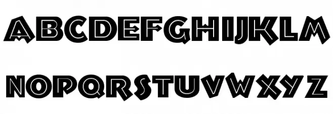 TroglodyteNF 字体 大写