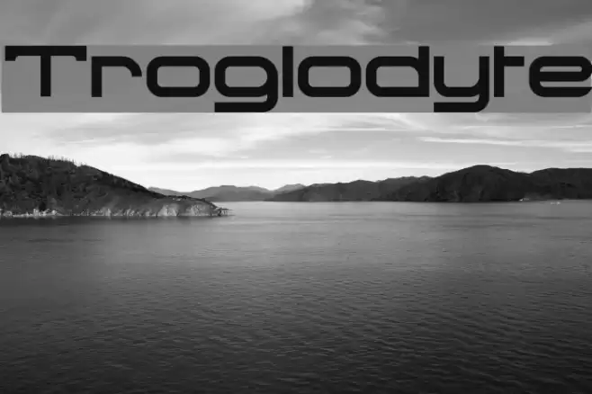 Troglodyte Font examples