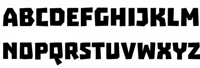 Troika Schriftart Kleinbuchstaben