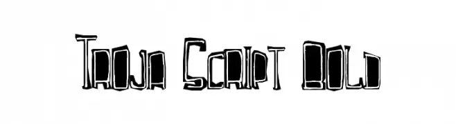 Troja Script Bold  لخطوط تنزيل