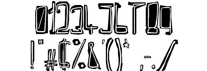 Troja Script Bold Font OTHER CHARS
