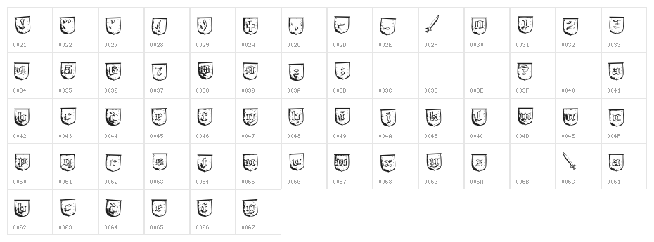 Troll Bait Character Map