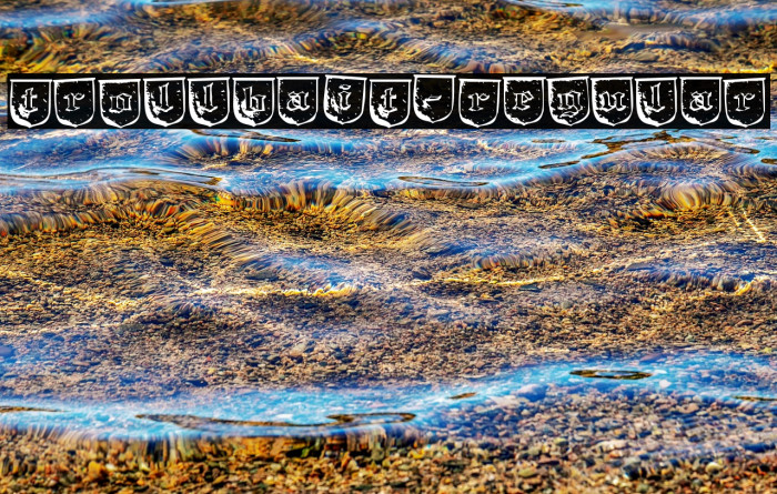 TrollBait-Regular Font examples