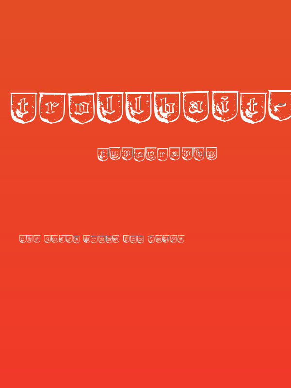 TrollBait-Regular Poster