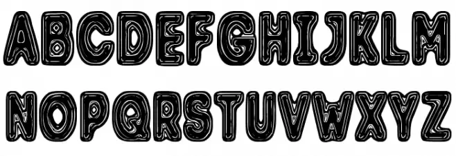 Trolle Schriftart Groß