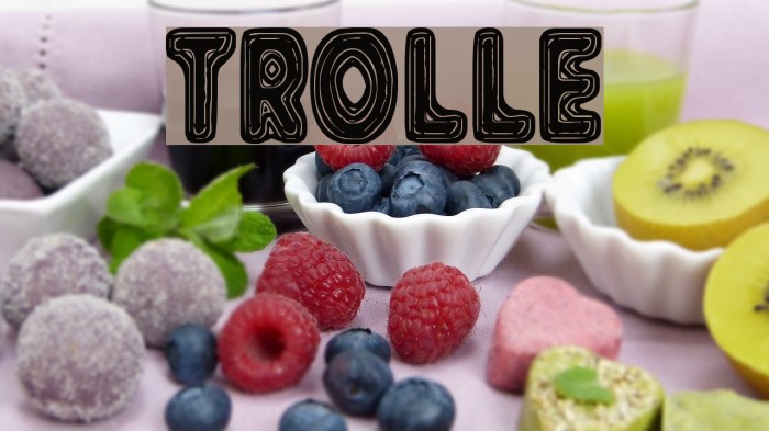 Trolle Font examples