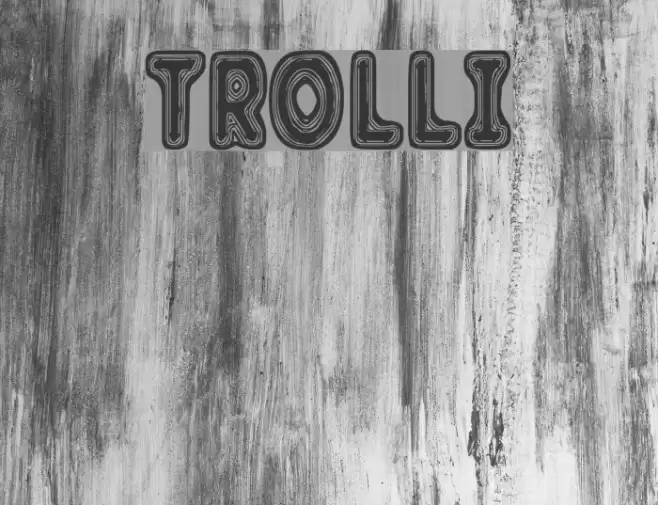 Trolli Font examples