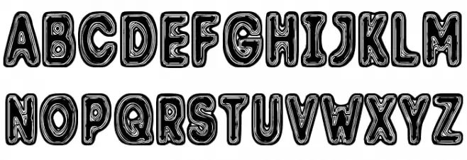 Trolli Schriftart Groß