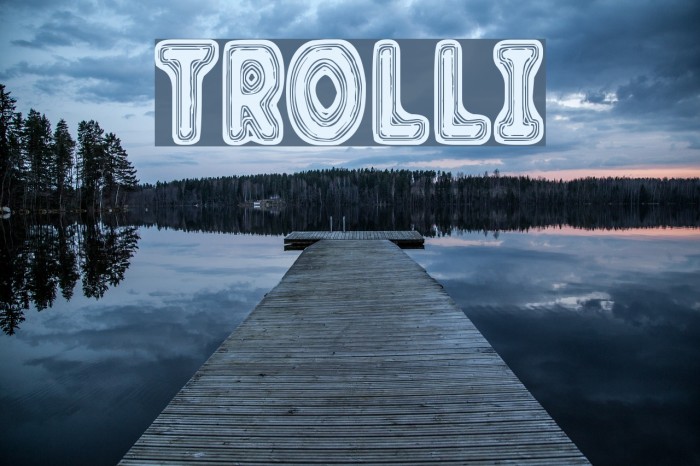 Trolli Font examples