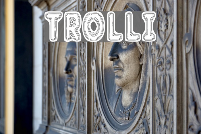 Trolli Font examples