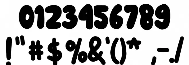 Trombol Bold Font OTHER CHARS