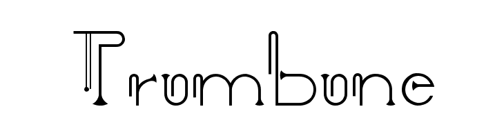 Trombone  Descarca Fonturi Gratis