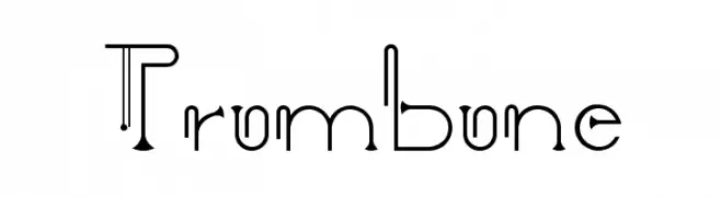 Trombone  Скачать бесплатные шрифты