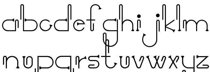 Trombone Font LOWERCASE