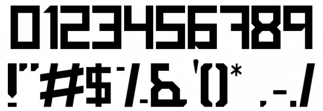 Trompus Font OTHER CHARS