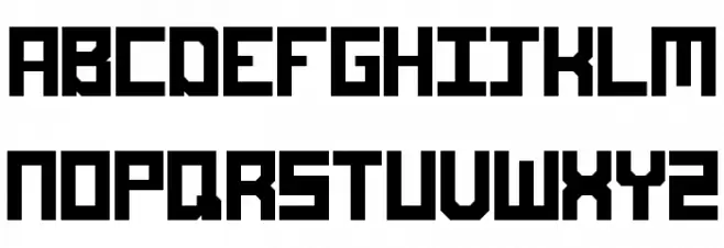 Trompus Font Litere mari