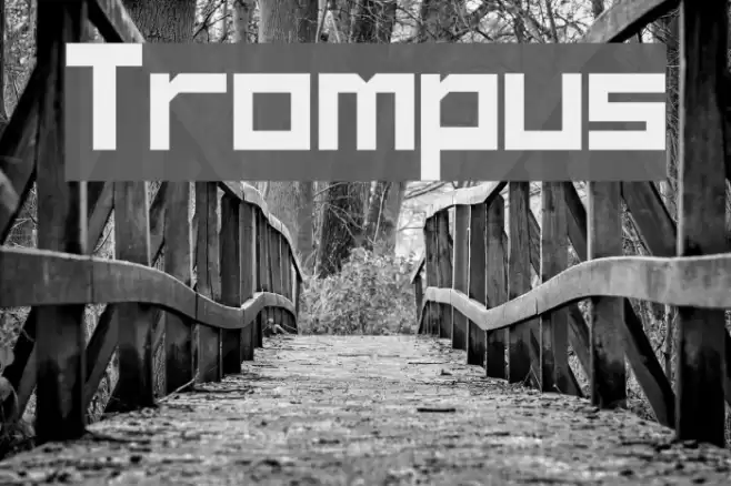 Trompus Font examples