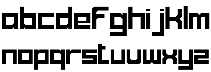 Trompus Font LOWERCASE
