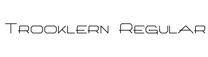 Trooklern Regular  Frei Schriftart Herunterladen
