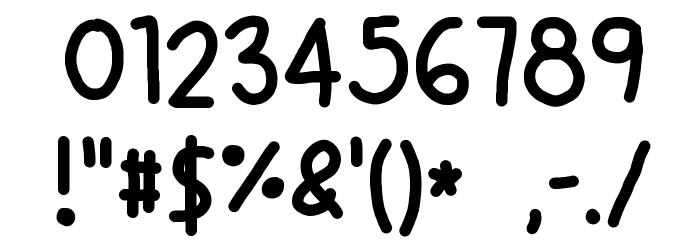 Troooble Font OTHER CHARS