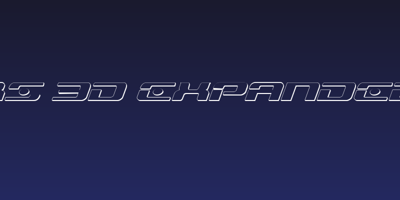 Troopers 3D Expanded Italic Social Header