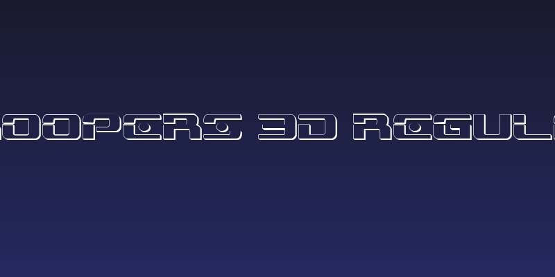 Troopers 3D Regular Social Header