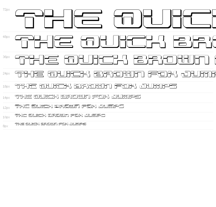 Troopers 3D Regular Waterfall