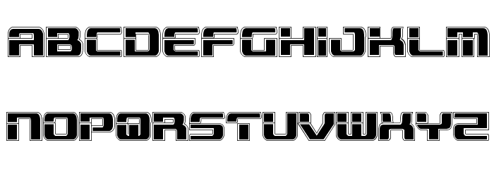 Troopers Academy Condensed Font LOWERCASE