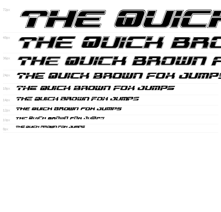 Troopers Academy Italic Waterfall