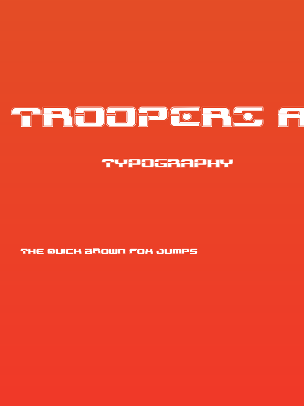 Troopers Academy Regular Poster