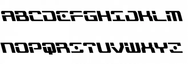 Troopers Condensed Leftalic 字体 大写