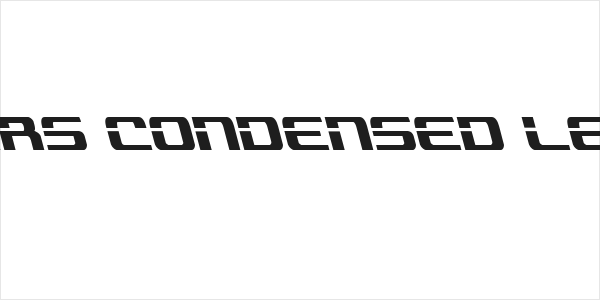 Troopers Condensed Leftalic Logo