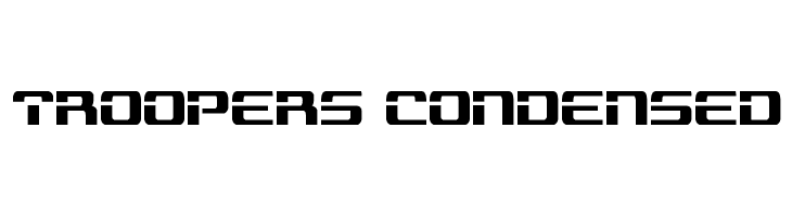 Troopers Condensed  font caratteri gratis