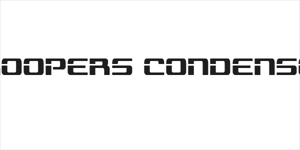 Troopers Condensed Logo