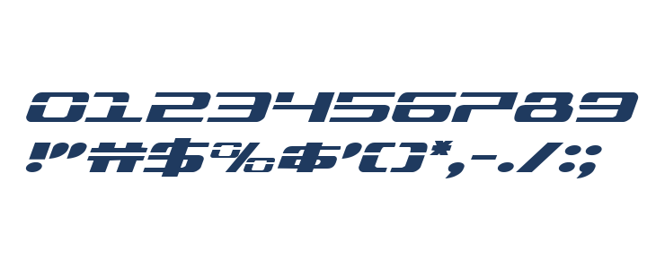 Troopers Expanded Italic Other Characters