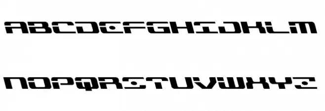 Troopers Expanded Leftalic خط أحرف كبيرة