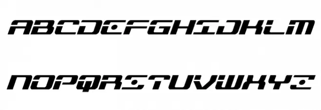 Troopers Italic 字体 大写