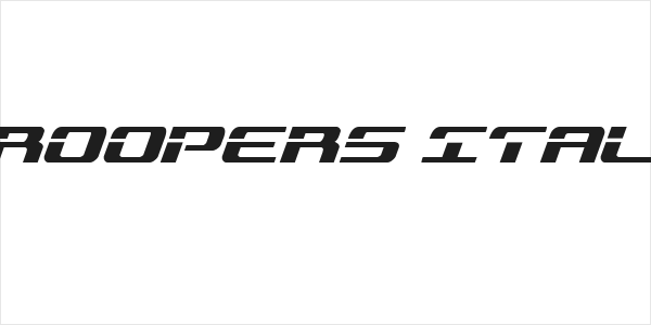 Troopers Italic Logo