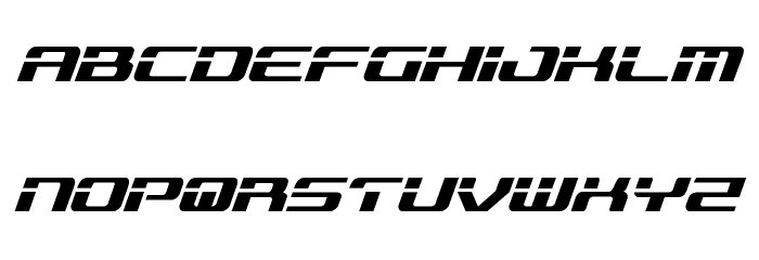 Troopers Italic Шрифта строчной