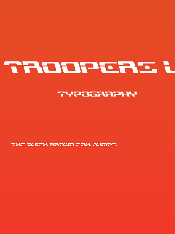 Troopers Leftalic Poster