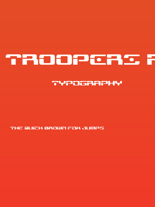Troopers Regular Poster