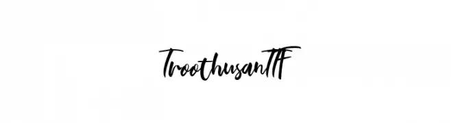 TroothusanTTF  Fuentes Gratis Descargar