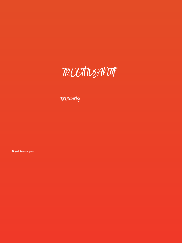 TroothusanTTF Poster