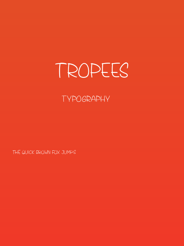 Tropees Poster