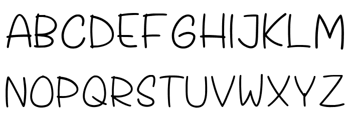 Tropees Font LOWERCASE