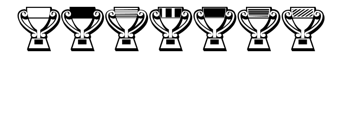Trophy Regular Font LOWERCASE