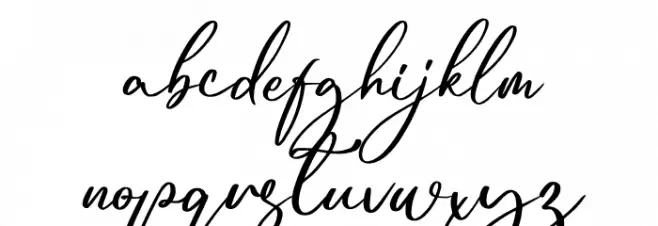 Trophyita フォント 小文字