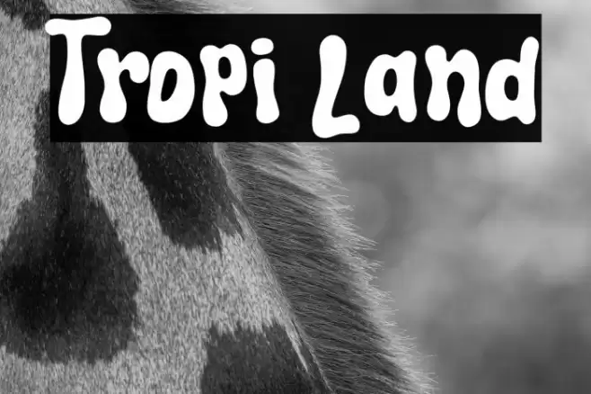 Tropi Land フォント examples
