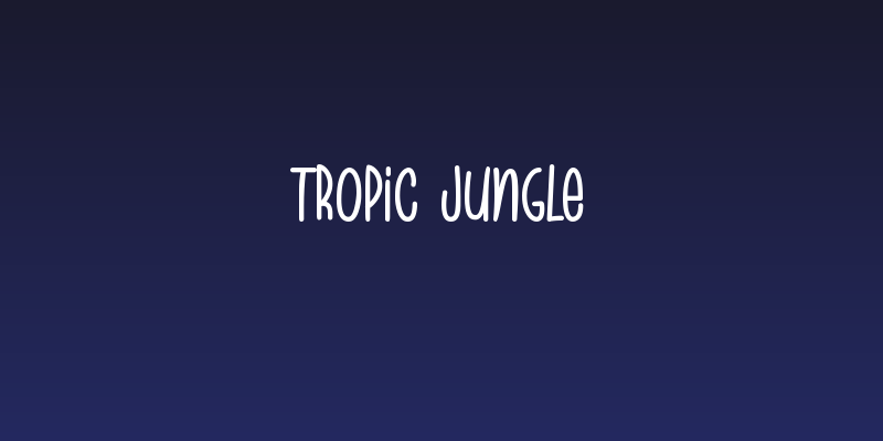 Tropic Jungle Social Header