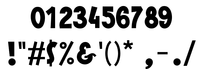 Tropic Sunset Font OTHER CHARS